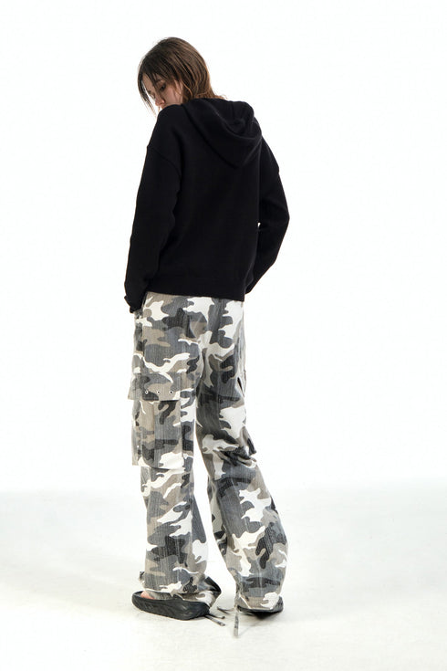 Embroidery Pattern Retro Hoodie